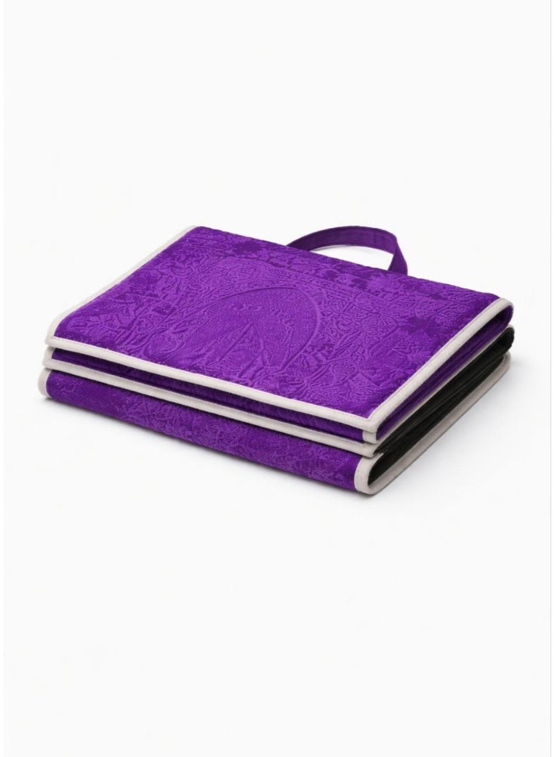 Foldable Prayer Mat with Backrest – Portable & Comfortable - Image 2